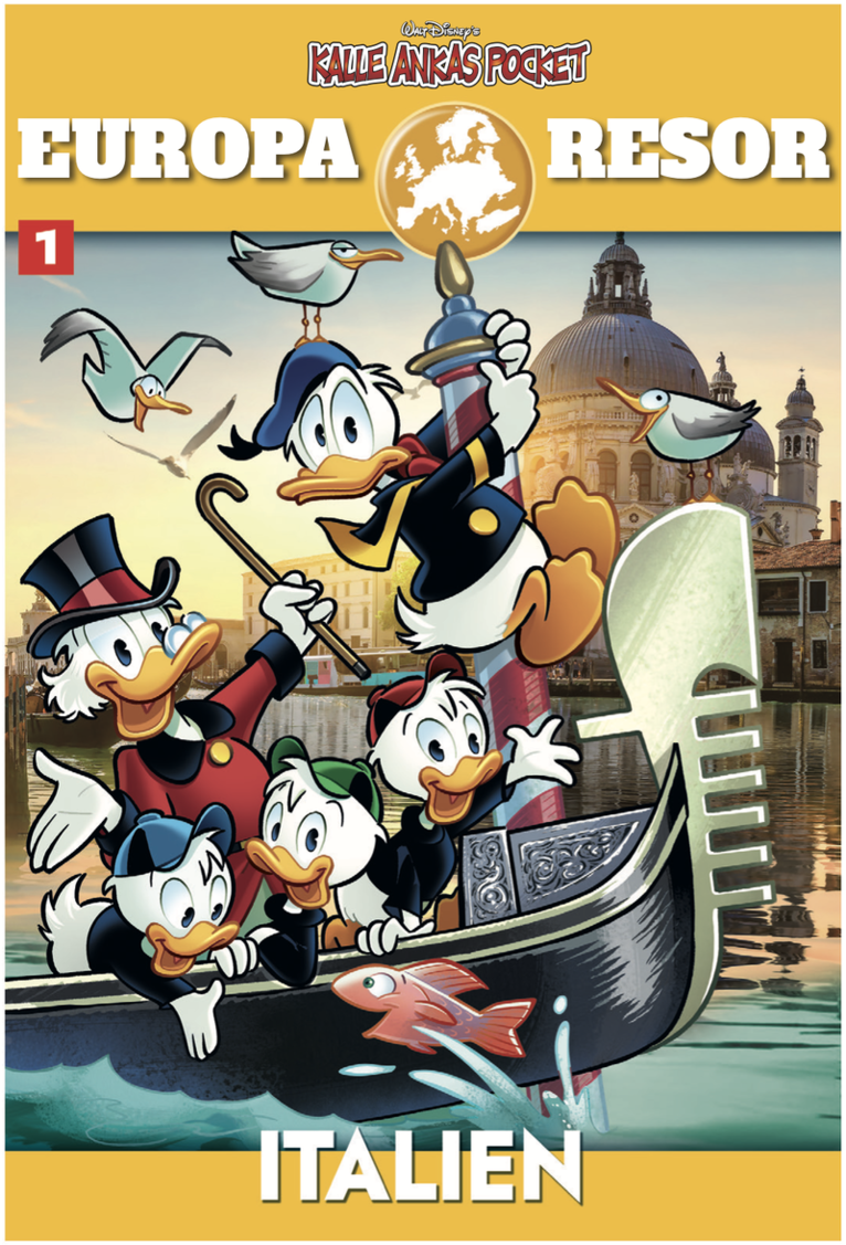 Kalle Ankas Pocket. Europaresor Italien