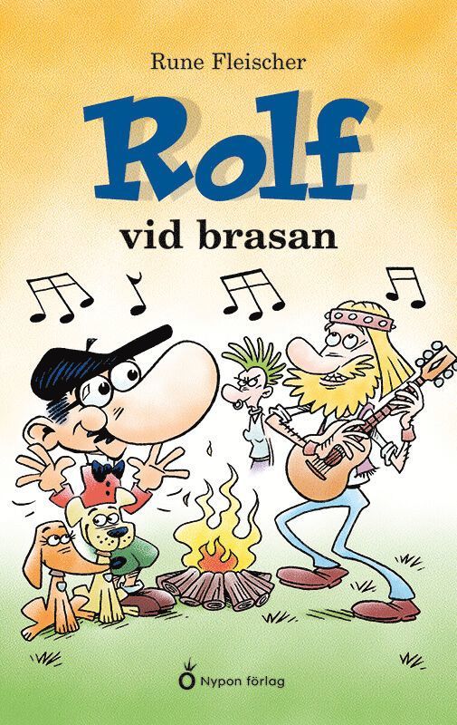 Rolf vid brasan