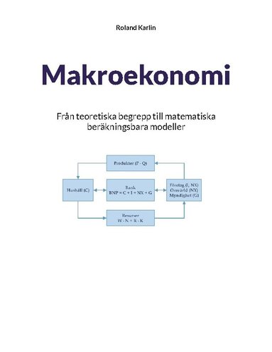 bokomslag Makroekonomi: Från teoretiska begrepp till matematiska beräkningsbara modeller