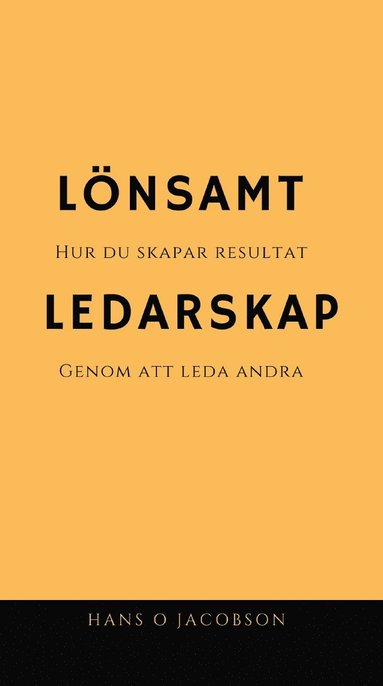 bokomslag Lönsamt ledarskap