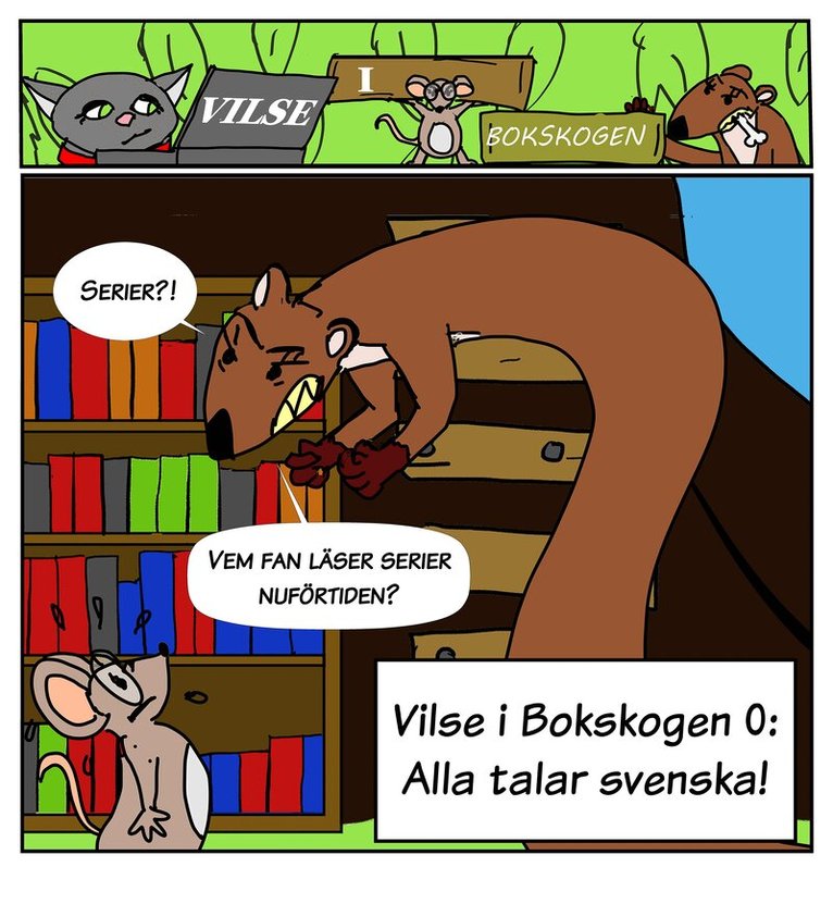 Erik Sieurin - Vilse i Bokskogen : Alla talar svenska, Häftad