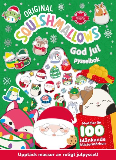 Squishmallows. God jul pysselbok, Häftad