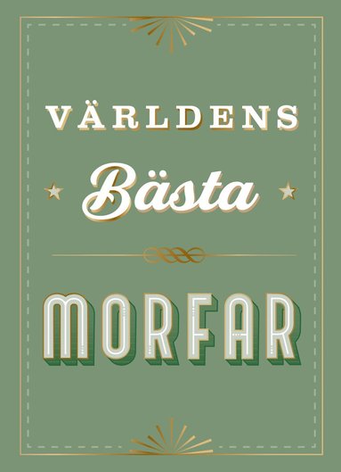 Världens bästa morfar, Inbunden