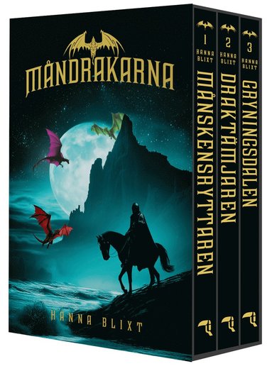Hanna Blixt - Måndrakarna del 1-3 box, Inbunden