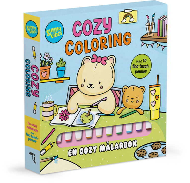 Cozy coloring. En cozy målarbok