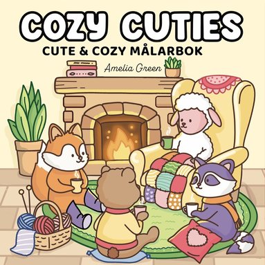 Amelia Green - Cozy Cuties. Cute & Cozy målarbok, Häftad