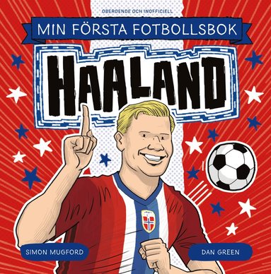bokomslag Min första fotbollsbok. Haaland