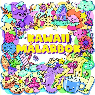 Kawaii målarbok, Häftad