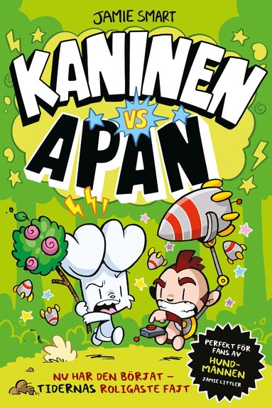 Jamie Smart - Kaninen vs Apan, Inbunden