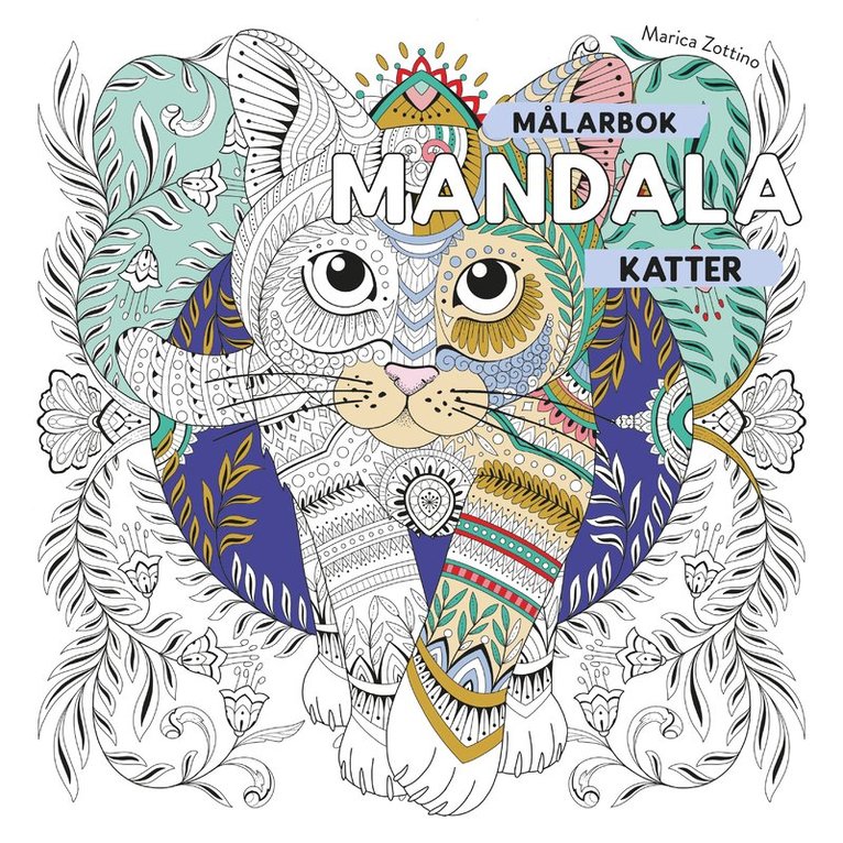 Marica Zottino - Målarbok mandala: katter, Häftad