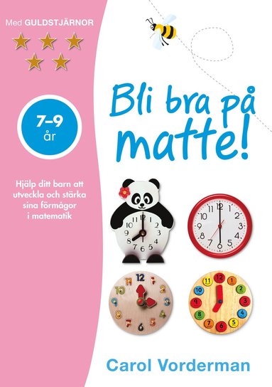 bokomslag Bli bra på matte! 7-9 år (ljusrosa)