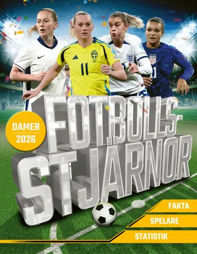 Kevin Pettman - Fotbollsstjärnor : damer 2026, Inbunden