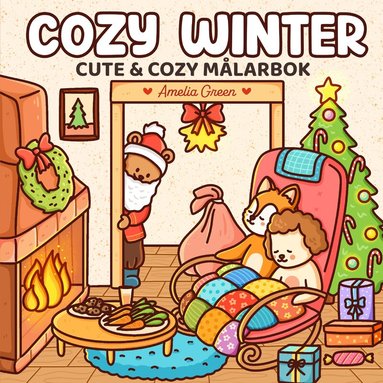 Amelia Green - Cozy winter målarbok, Häftad