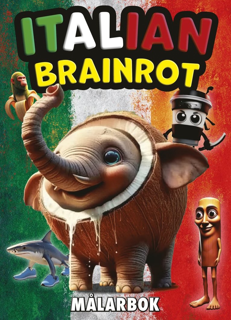 Italian brainrot målarbok, Häftad