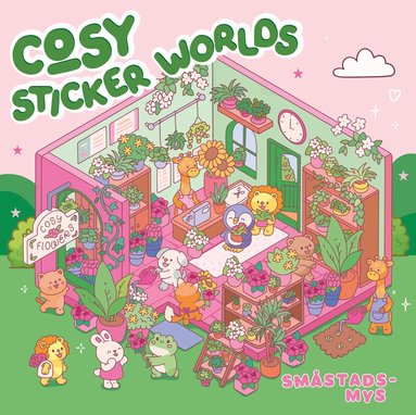 Cosy sticker worlds: småstadsmys, Häftad