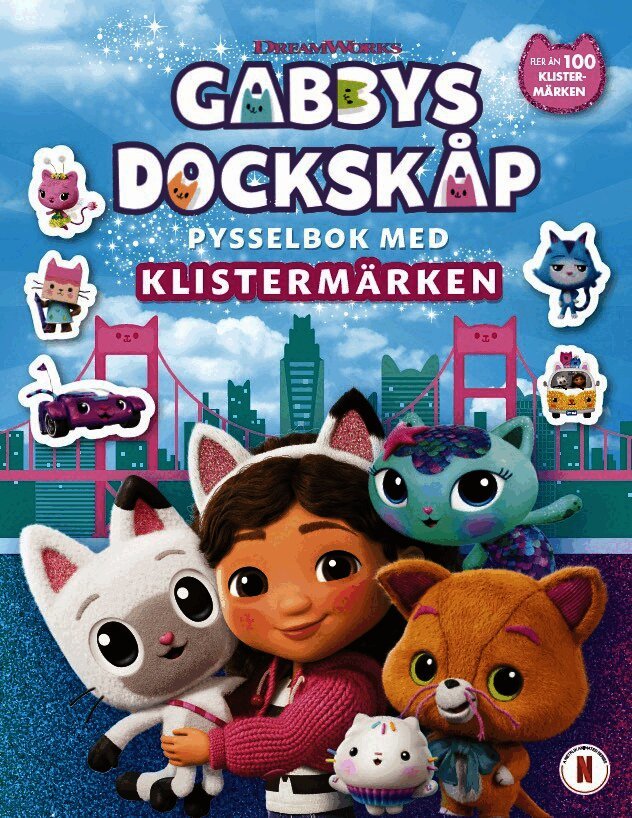 Gabbys dockskåp : pysselbok med klistermärken