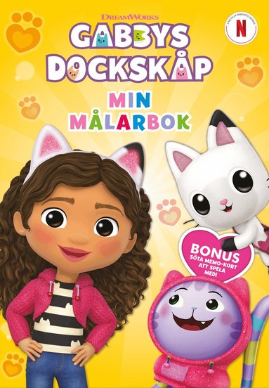 Gabbys dockskåp. Min målarbok, Häftad
