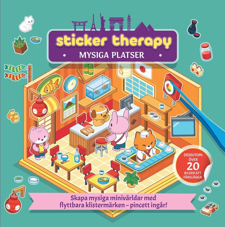 Sticker therapy mysiga platser, Häftad