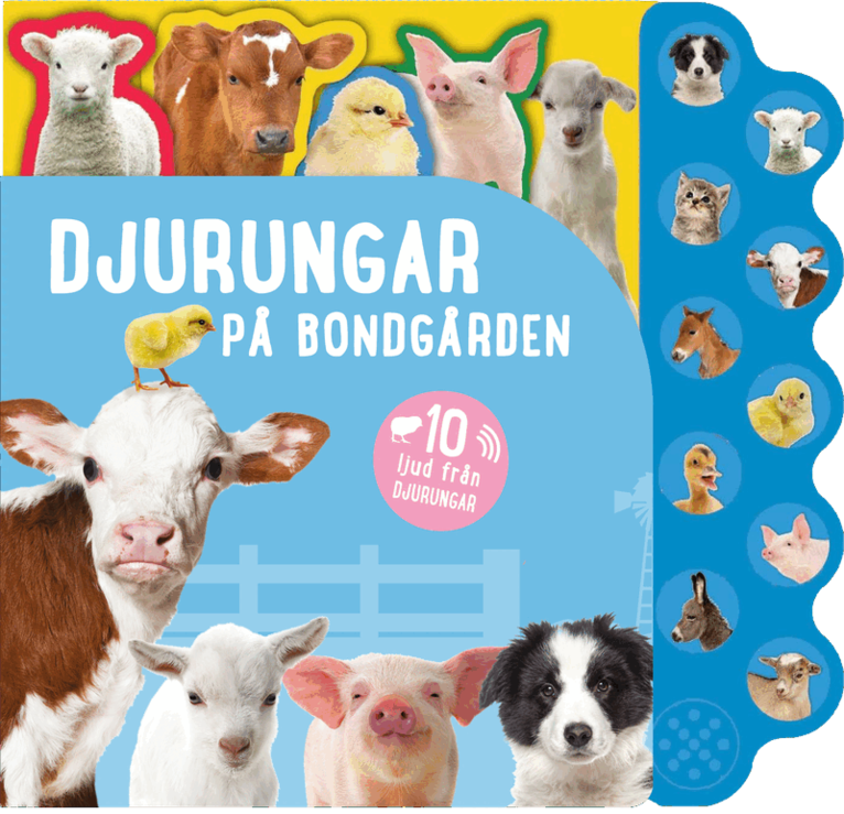 Thea Feldman - Djurungar på bondgården, Kartonnage