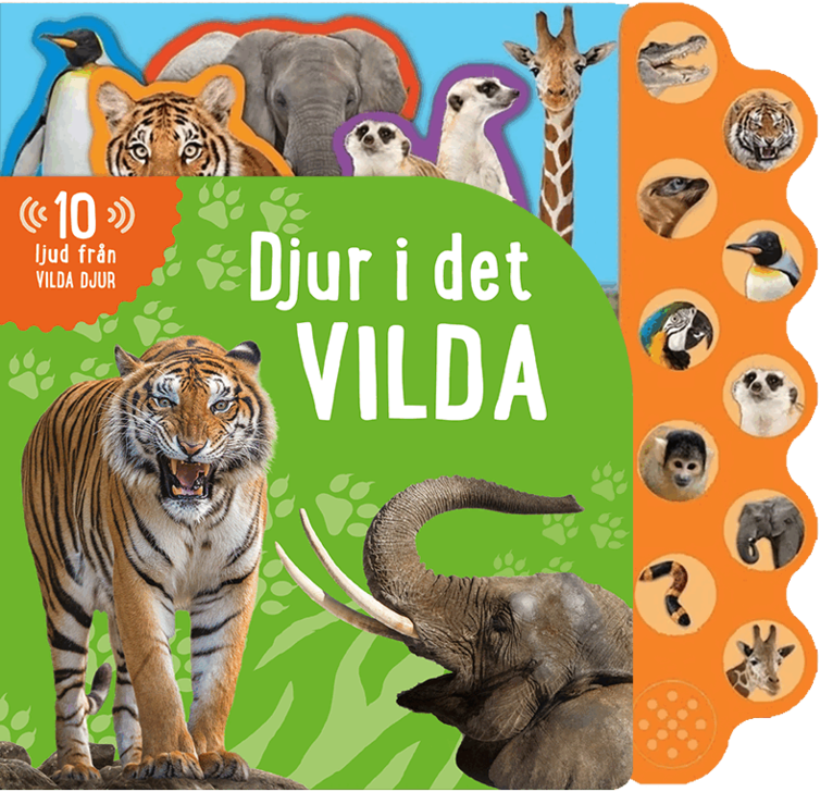Thea Feldman - Djur i det vilda, Kartonnage