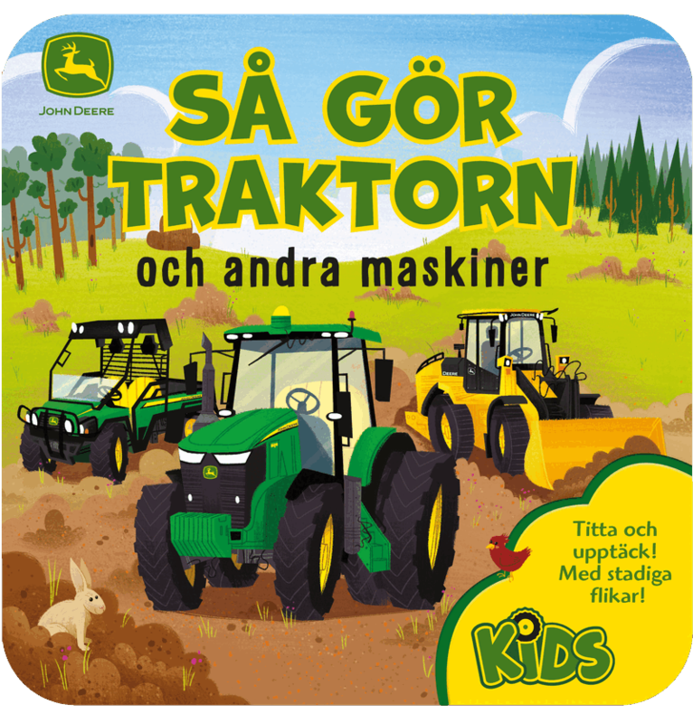 Jack Redwing - Så gör traktorn och andra maskiner, Kartonnage. Tillgänglighet: Kommande