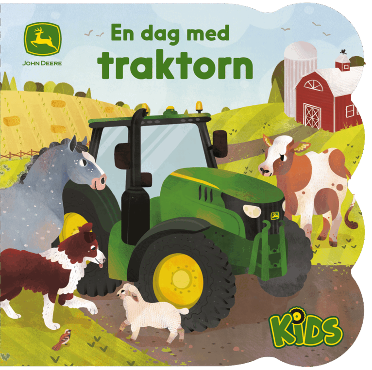 Jack Redwing - En dag med traktorn, Kartonnage. Tillgänglighet: Kommande