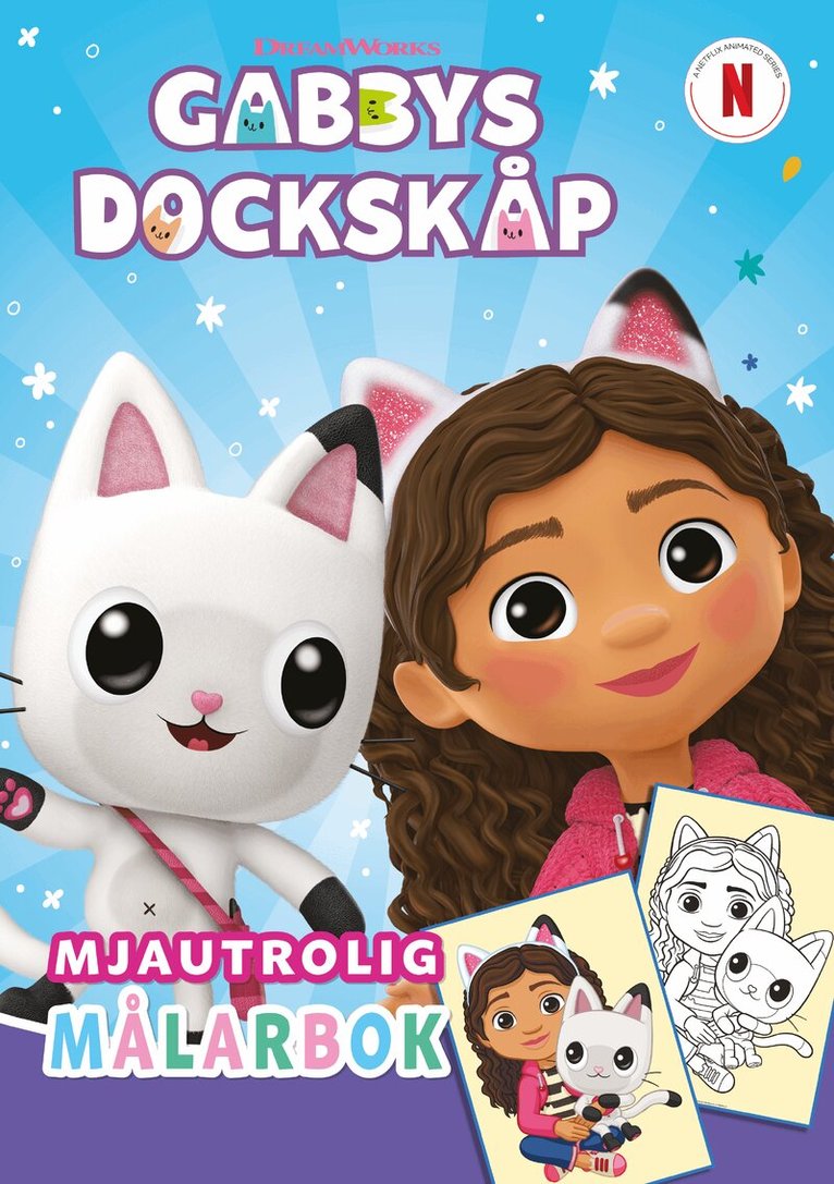 Mjautrolig målarbok, Häftad