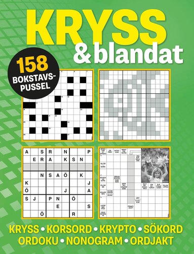 Mikael Tegebjer - Kryss & blandat (grön), Häftad