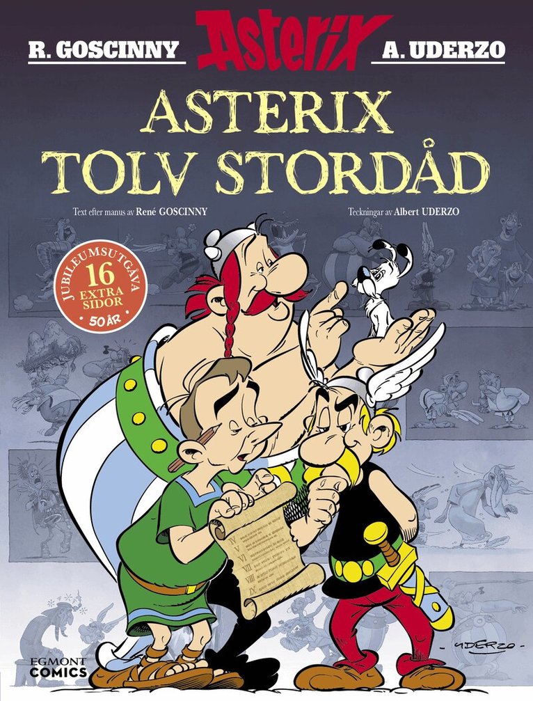 René Goscinny - Asterix tolv stordåd, Kartonnage