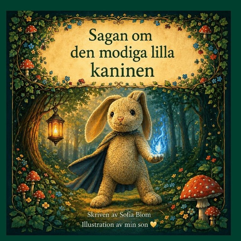 Sofia Blom - Sagan om den modiga lilla kaninen, Inbunden
