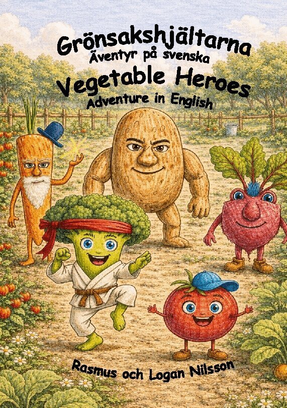 Rasmus Nilsson, Logan Nilsson - Grönsakshjältarna : Vegetable Heroes, Häftad. Tillgänglighet: Lägg i varukorg
