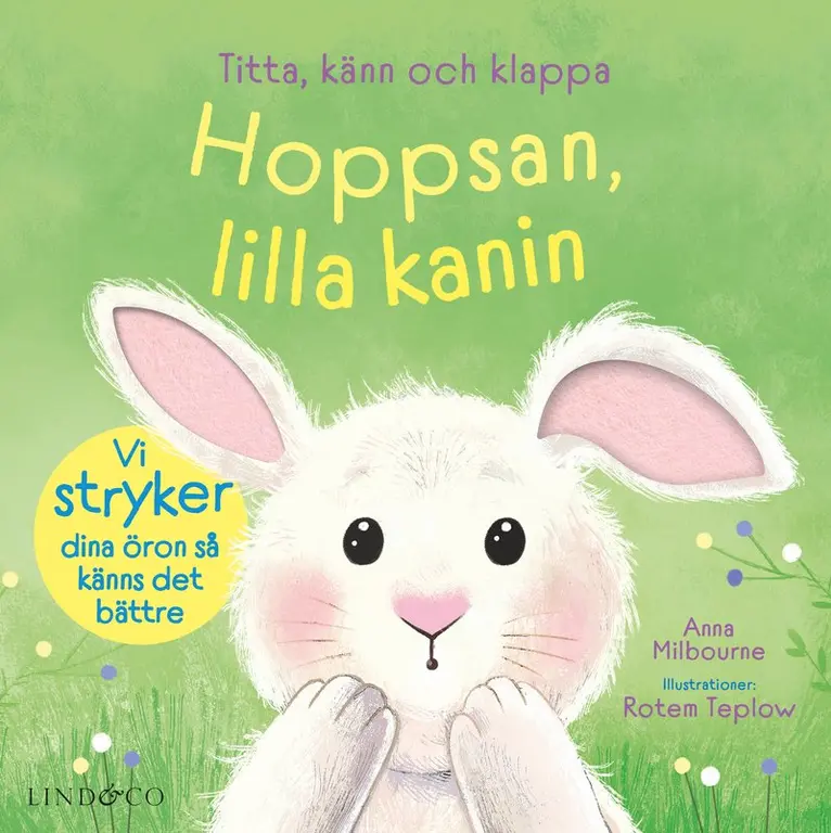 Anna Milbourne - Hoppsan, lilla kanin : titta, känn och klappa, Kartonnage. Tillgänglighet: Kommande