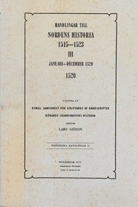 bokomslag Handlingar till Nordens historia 1515-1523. 3, Januari-december 1520