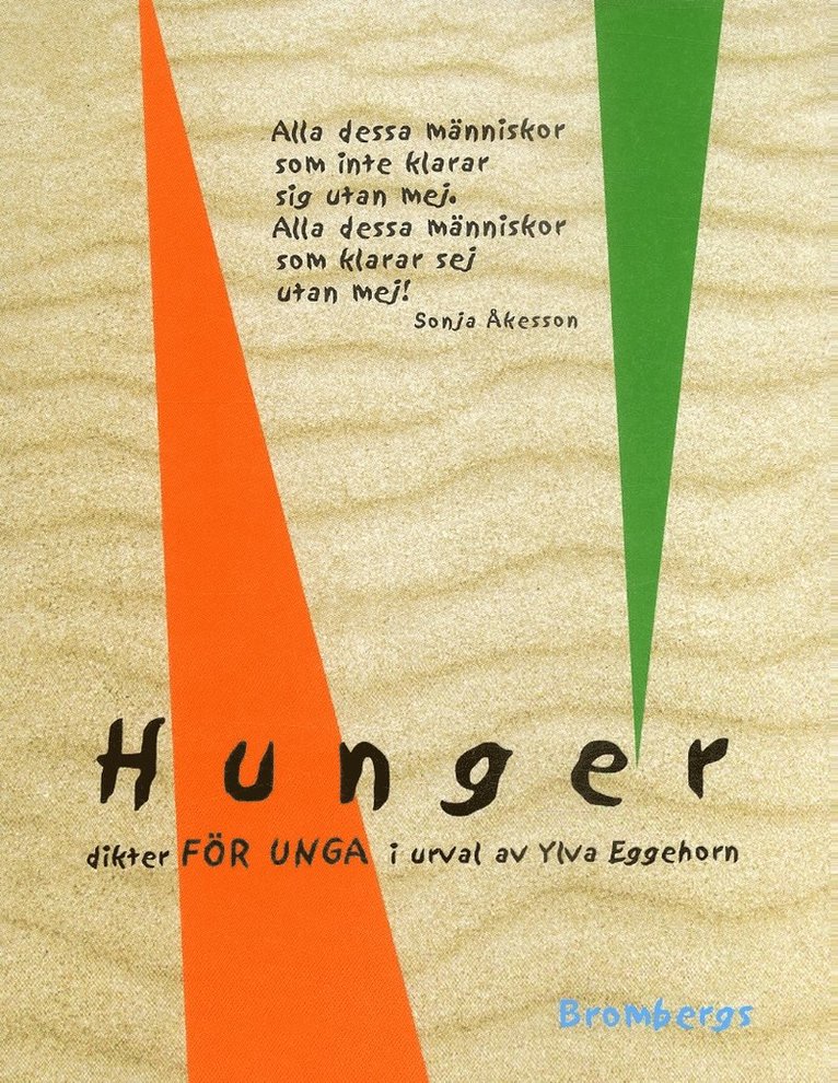 Hunger : dikter för unga i urval av Ylva Eggehorn 1