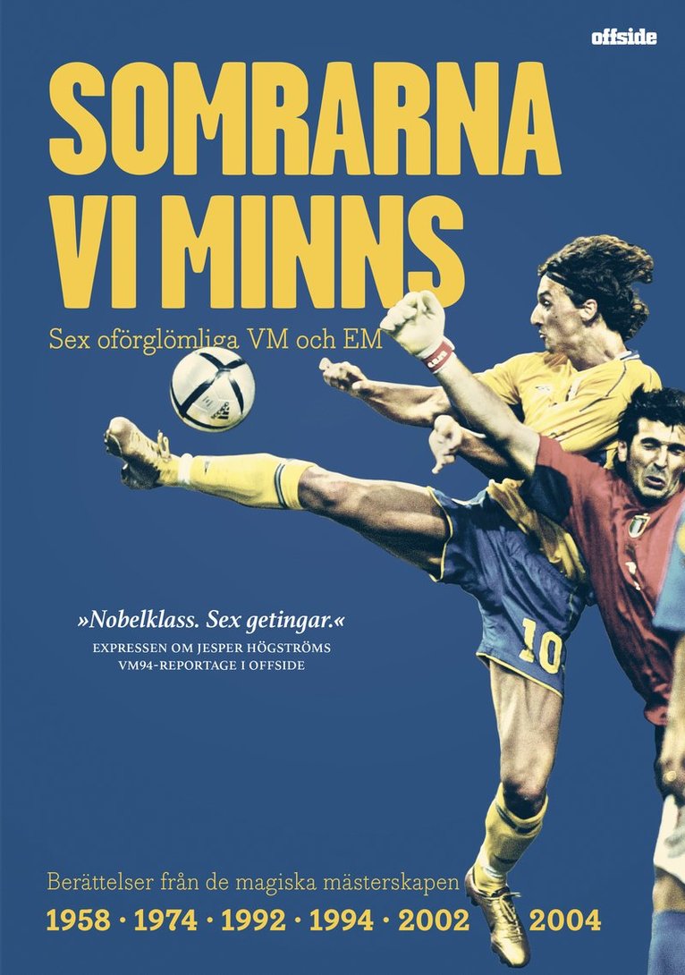 Somrarna vi minns : sex oförglömliga VM och EM 1