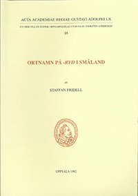 Ortnamn på -ryd i Småland 1