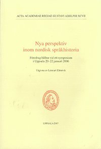 bokomslag Nya perspektiv inom nordisk språkhistoria
