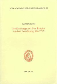 bokomslag Markusevangeliet i Lars Rangius samiska översättning från 1713