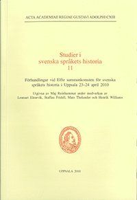 Studier i svenska språkets historia 11 1