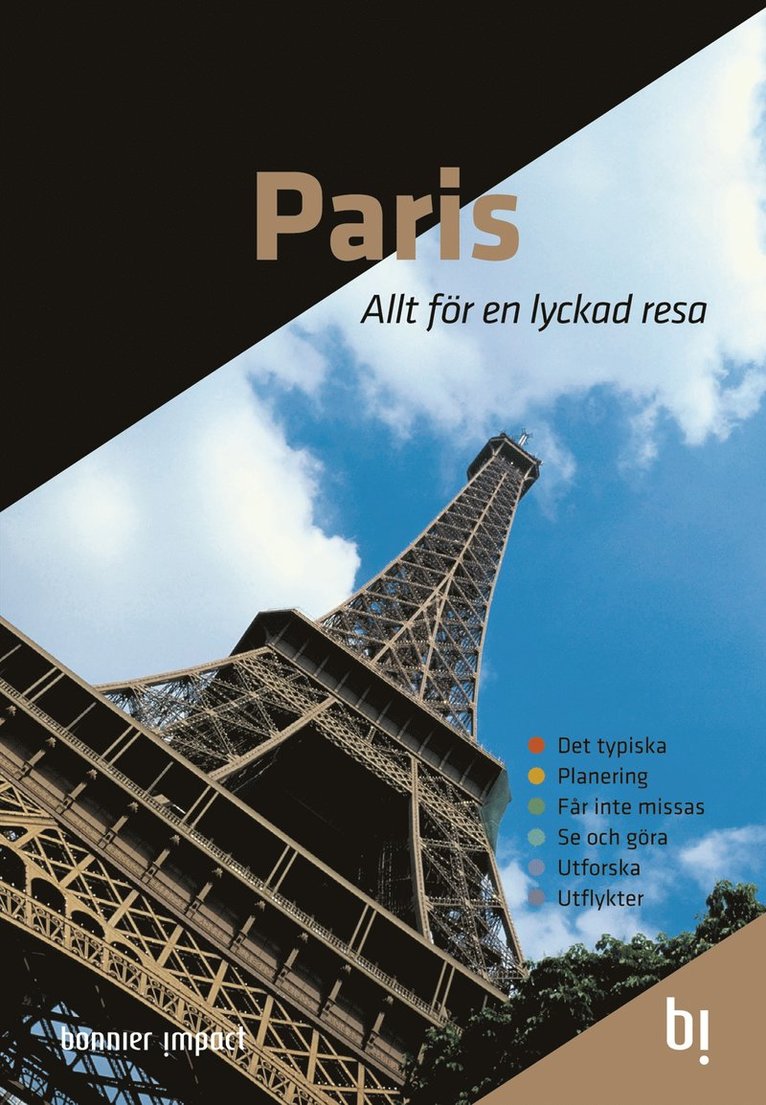 Paris : allt för en lyckad resa, Häftad