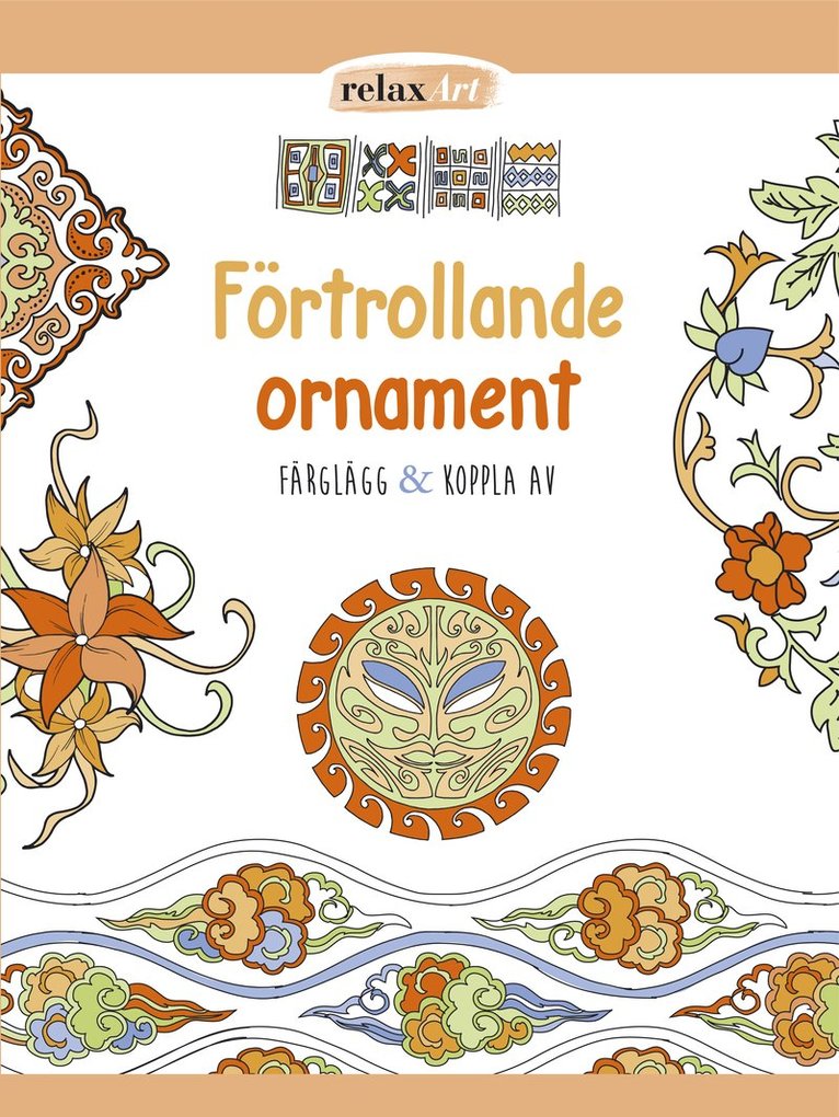 Förtrollande ornament : färglägg & koppla av 1