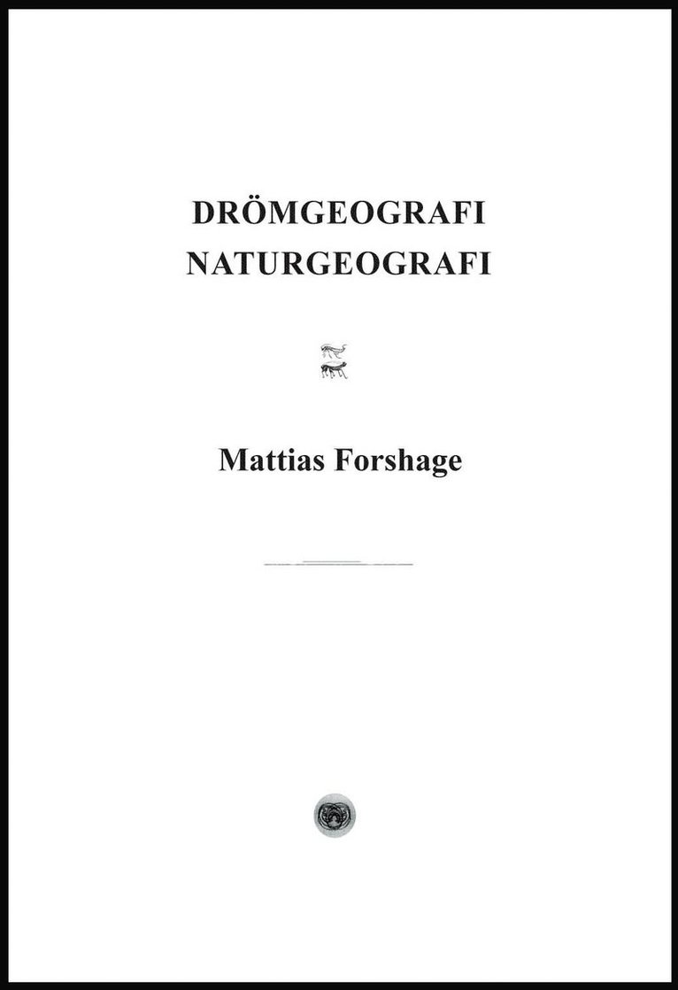 Drömgeografi Naturgeografi 1