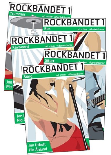 Pia ÅHlund, Jan Utbult - Rockbandet 1 (bokpaket), Häftad