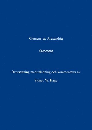 bokomslag Clemens av Alexandria : stromata