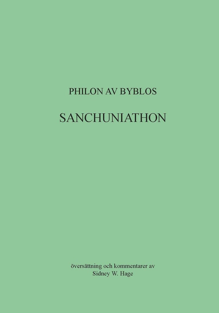 Sanchuniathon 1