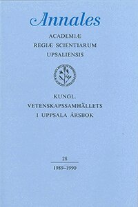 Kungl. Vetenskapssamhällets i Uppsala årsbok 28/1989-1990, Häftad