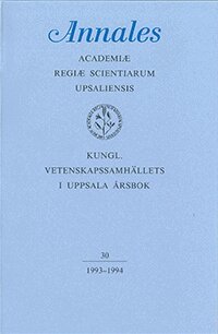 Kungl. Vetenskapssamhällets i Uppsala årsbok 30/1993-1994, Häftad