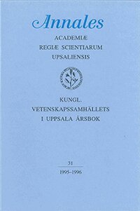 Kungl. Vetenskapssamhällets i Uppsala årsbok 31/1995-1996, Häftad