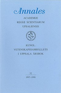 bokomslag Kungl. Vetenskapssamhällets i Uppsala årsbok 32/1997-1998