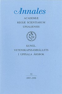 Kungl. Vetenskapssamhällets i Uppsala årsbok 32/1997-1998, Häftad